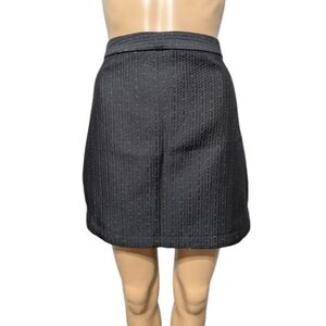 Madewell Nightfall Jacquard Shirttail Skirt 4